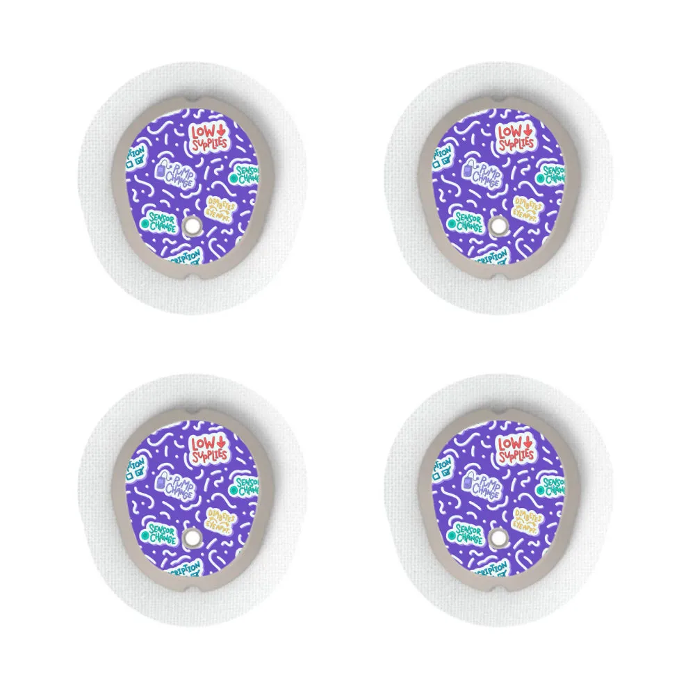 Dexcom G7/Dexcom ONE  Sensor Sticker (Dia Chaos) 4pk