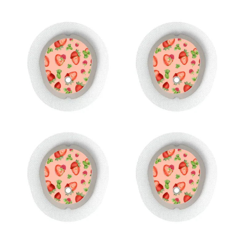 Dexcom G7/Dexcom ONE  Sensor Sticker (Pink Berry Burst) 4pk