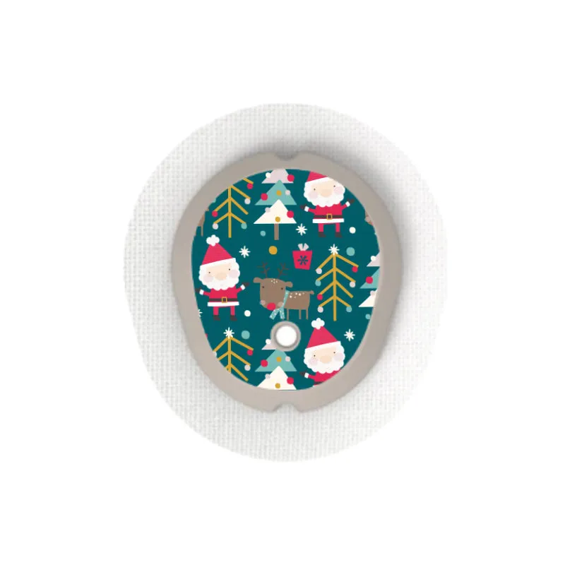 Dexcom G7/Dexcom One  Sensor Sticker (Santa's Helpers) 6 pack