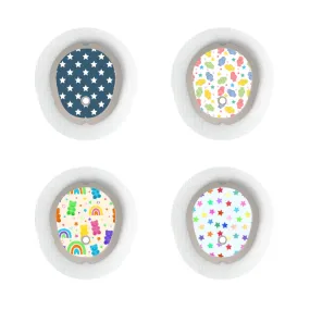 Dexcom G7/Dexcom ONE  Sensor Sticker (Stars & Gummies Collection) 4pk