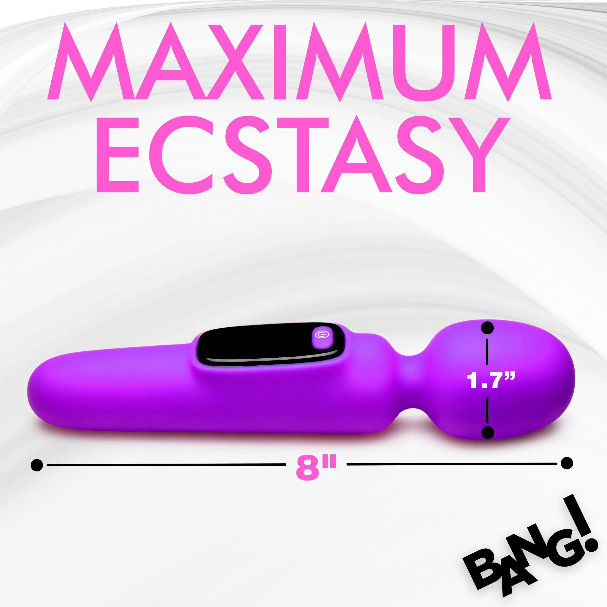 Digital Silicone Wand with Display