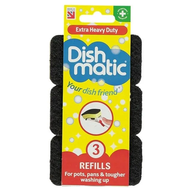 Dishmatic Extra Heavy Duty Refills -  3pk