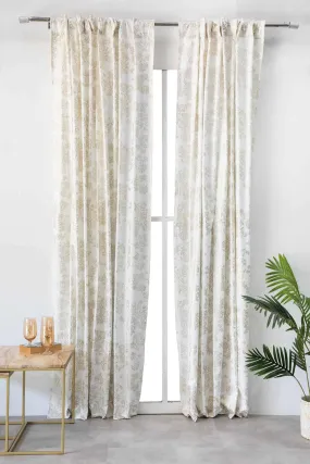 Divi Divi Window Blinds In Cotton Fabric (Gold)