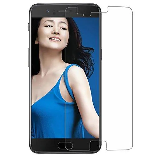 ELV OnePlus 5 screen guard flat Screen Coverage Flexible HD Crystal Clear Screen protector for One Plus Five / 1 Plus 5 / 1 5 - Clear