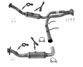 Engine Y Pipe w/ Catalytic Converter for 15-2017 Ford F150 Natural Aspirated 3.5
