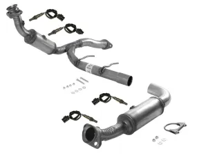 Engine Y Pipe with Dual Catalytic Converter W O2 for 2015-2017 Ford F150 5.0L V8
