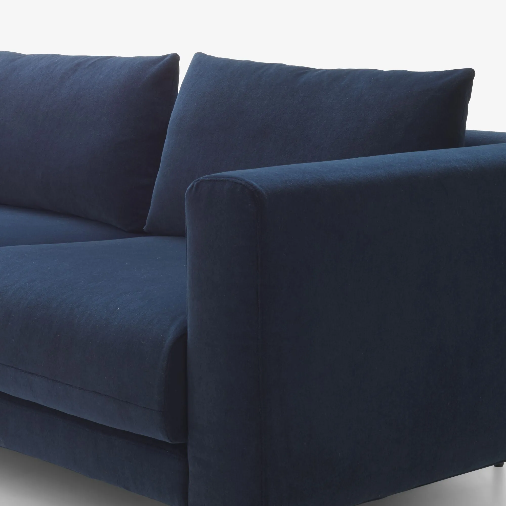 Enki Large Settee Complete Item - High Back Cushions Upholstery Sofa