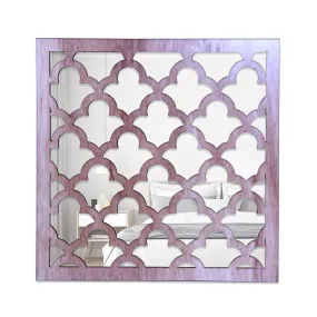 EVERMALL Wall Mirror Decor Panel | Wooden Hanging Wall Decor Frame for Living Room, Bedroom | Decorative Mirror Wooden Wall Hanging for Home Decor & Wall Decoration (1, Monocot)