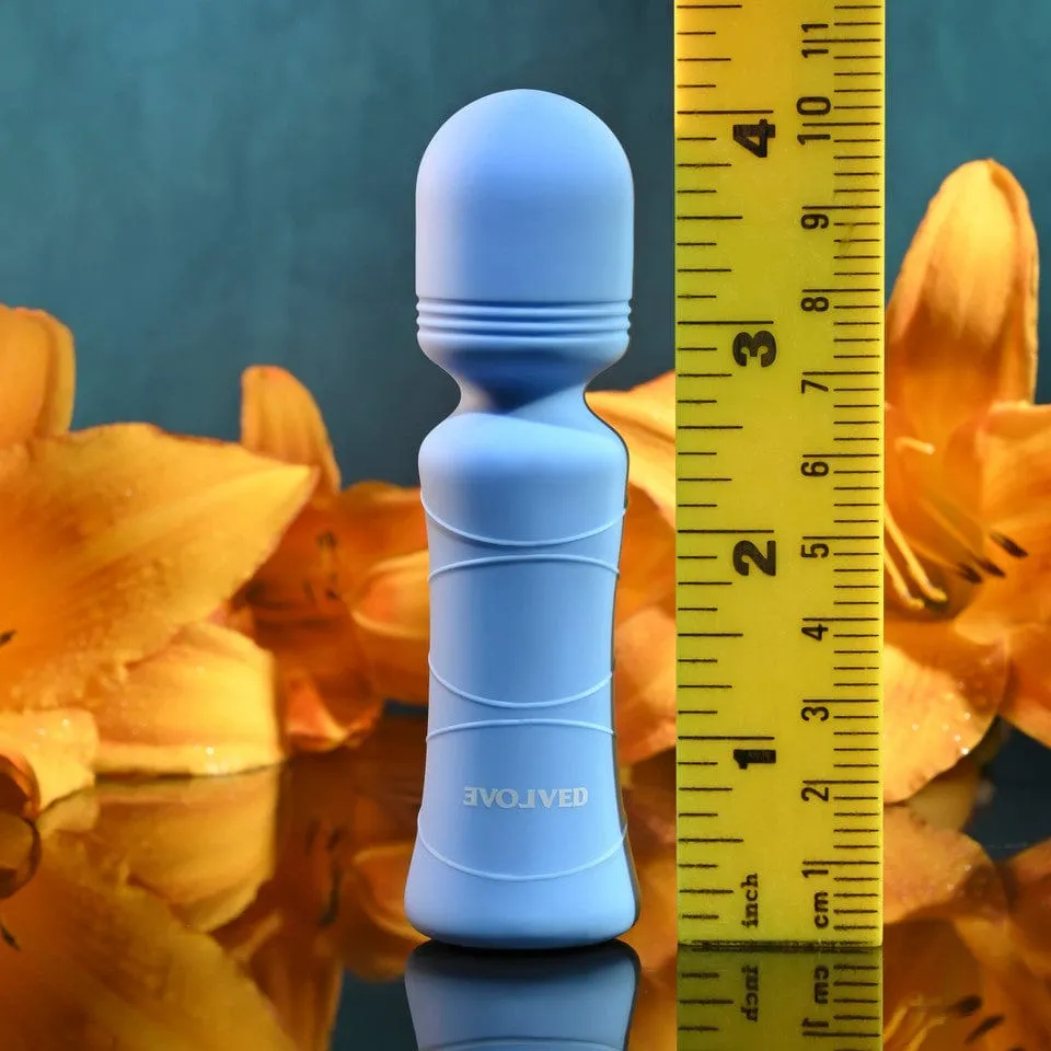 Evolved - Out Of The Blue Mini Wand Massager (Blue)