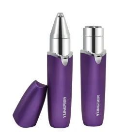 Eyebrow Facial Trimmer, Facial Hair Removal for Women, Smooth & Painless Face Razors Eyebrow Shaver for Women - 2 in 1 Facial Hair Remover & Eyebrow Trimmer with Built-in Battery for Face, Lip, Chin