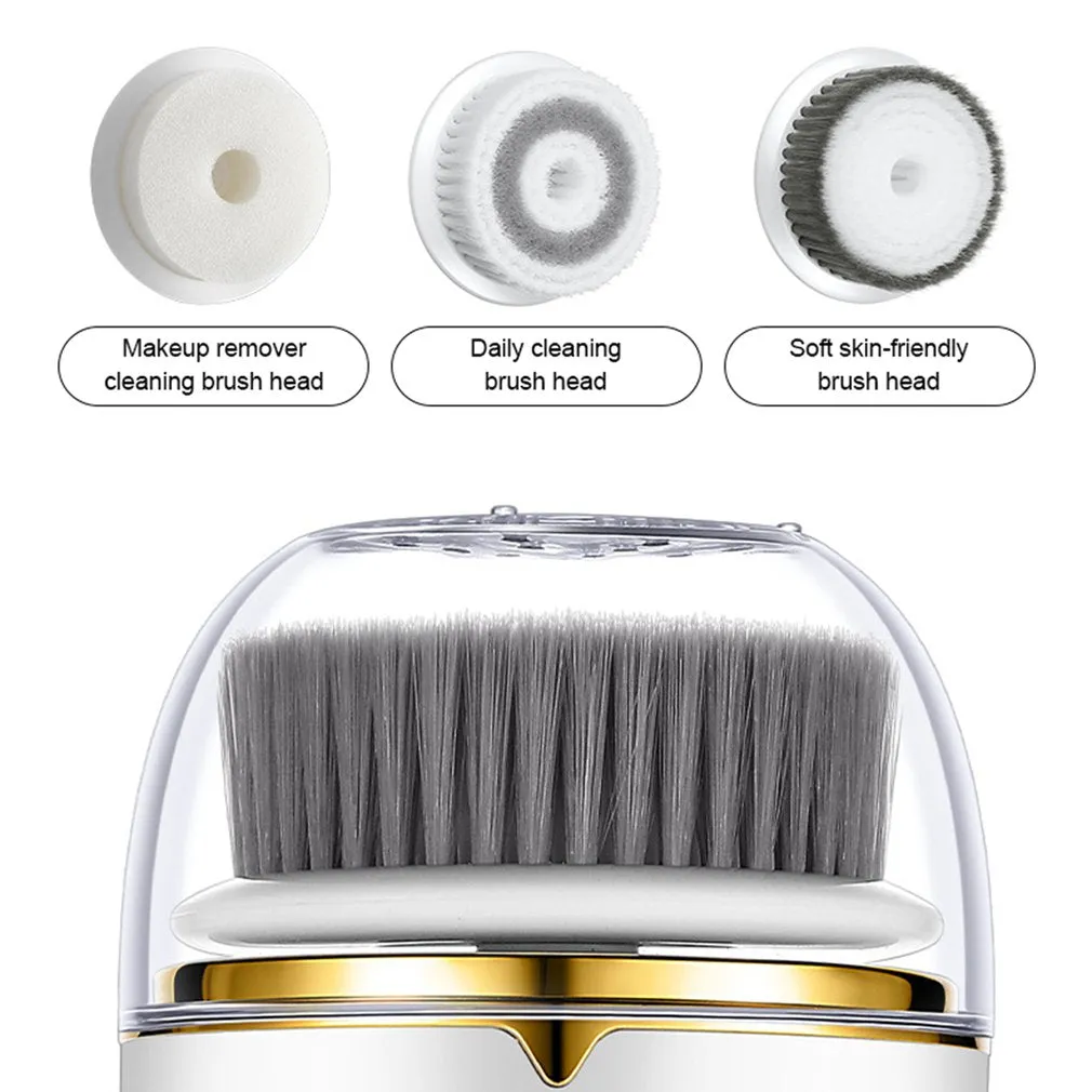 Facial Cleansing Brushes Skin Care Tool Face Cleaning Home Use Devices 3 in 1 Beauty Instrument Electric Cleaning Machine