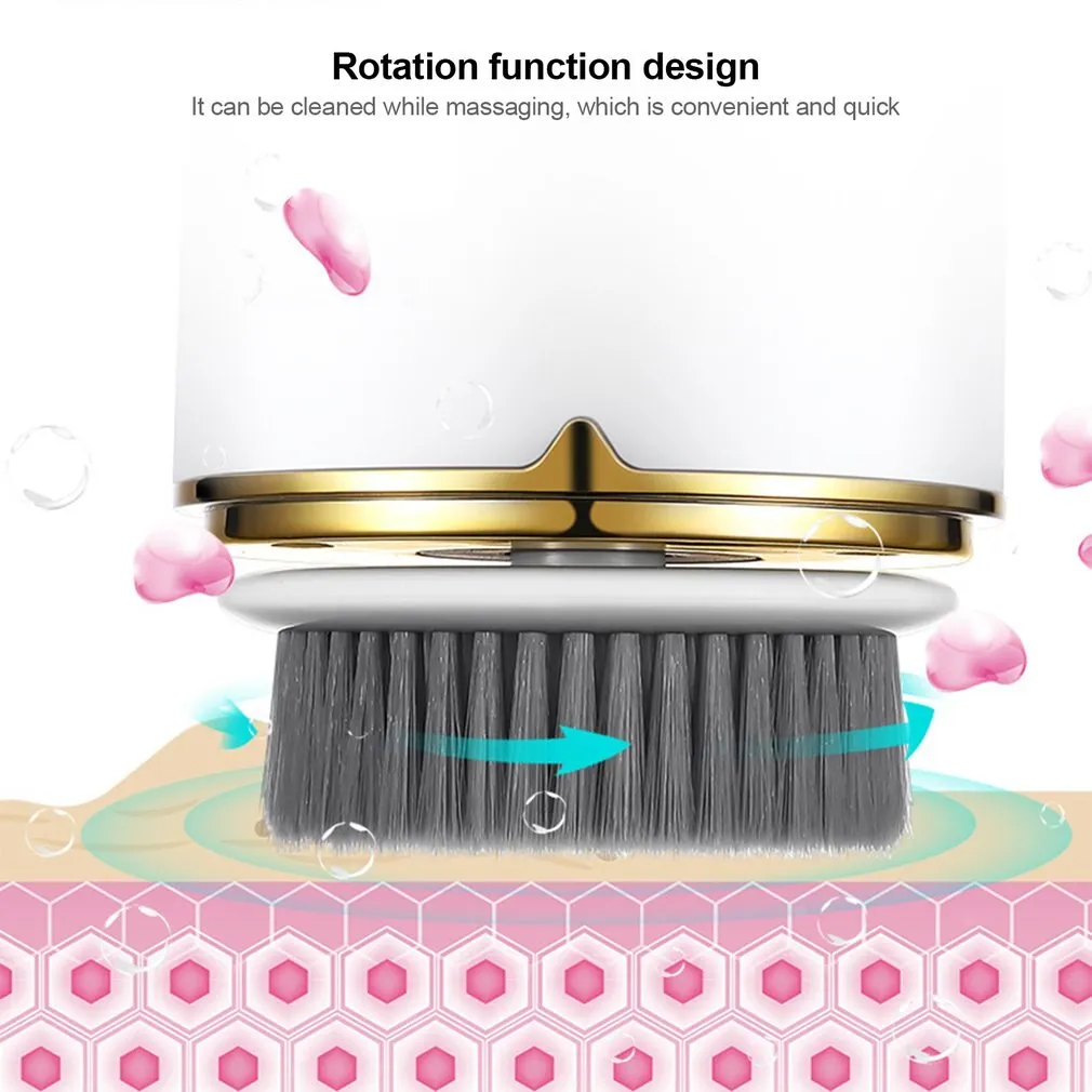 Facial Cleansing Brushes Skin Care Tool Face Cleaning Home Use Devices 3 in 1 Beauty Instrument Electric Cleaning Machine
