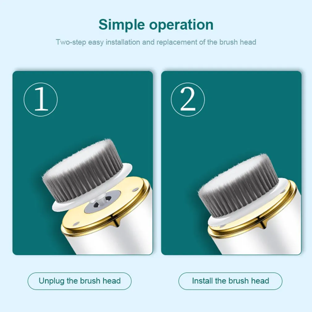 Facial Cleansing Brushes Skin Care Tool Face Cleaning Home Use Devices 3 in 1 Beauty Instrument Electric Cleaning Machine