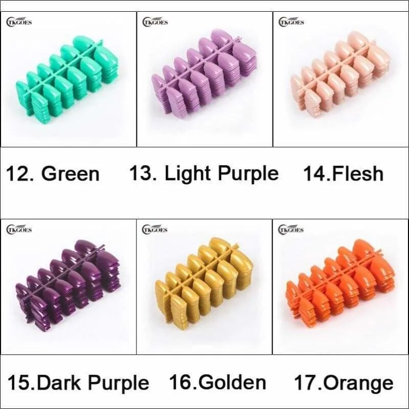 Fashion Full Cover Artificial False ABS Fake Nail Tips