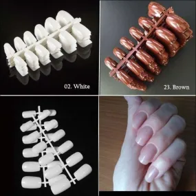 Fashion Full Cover Artificial False ABS Fake Nail Tips