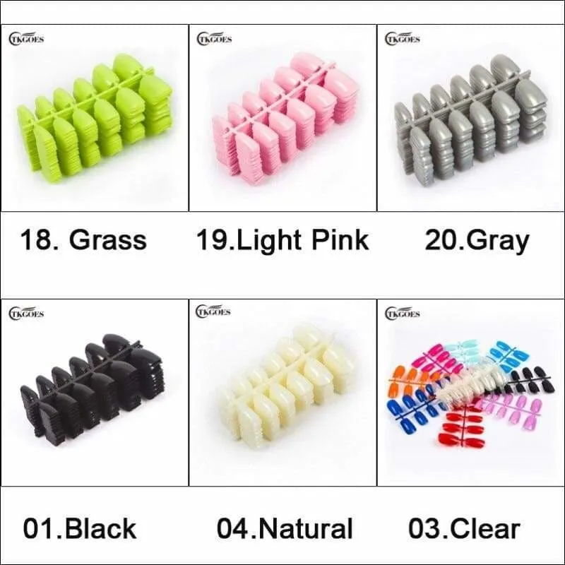 Fashion Full Cover Artificial False ABS Fake Nail Tips