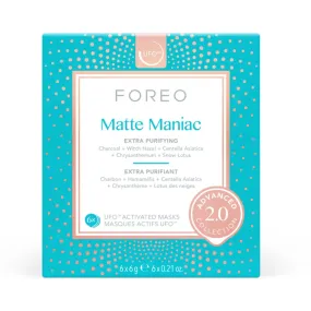 Foreo UFO Activated Face Mask for Oily Skin Matte Maniac x 6 Advanced Collection 2.0