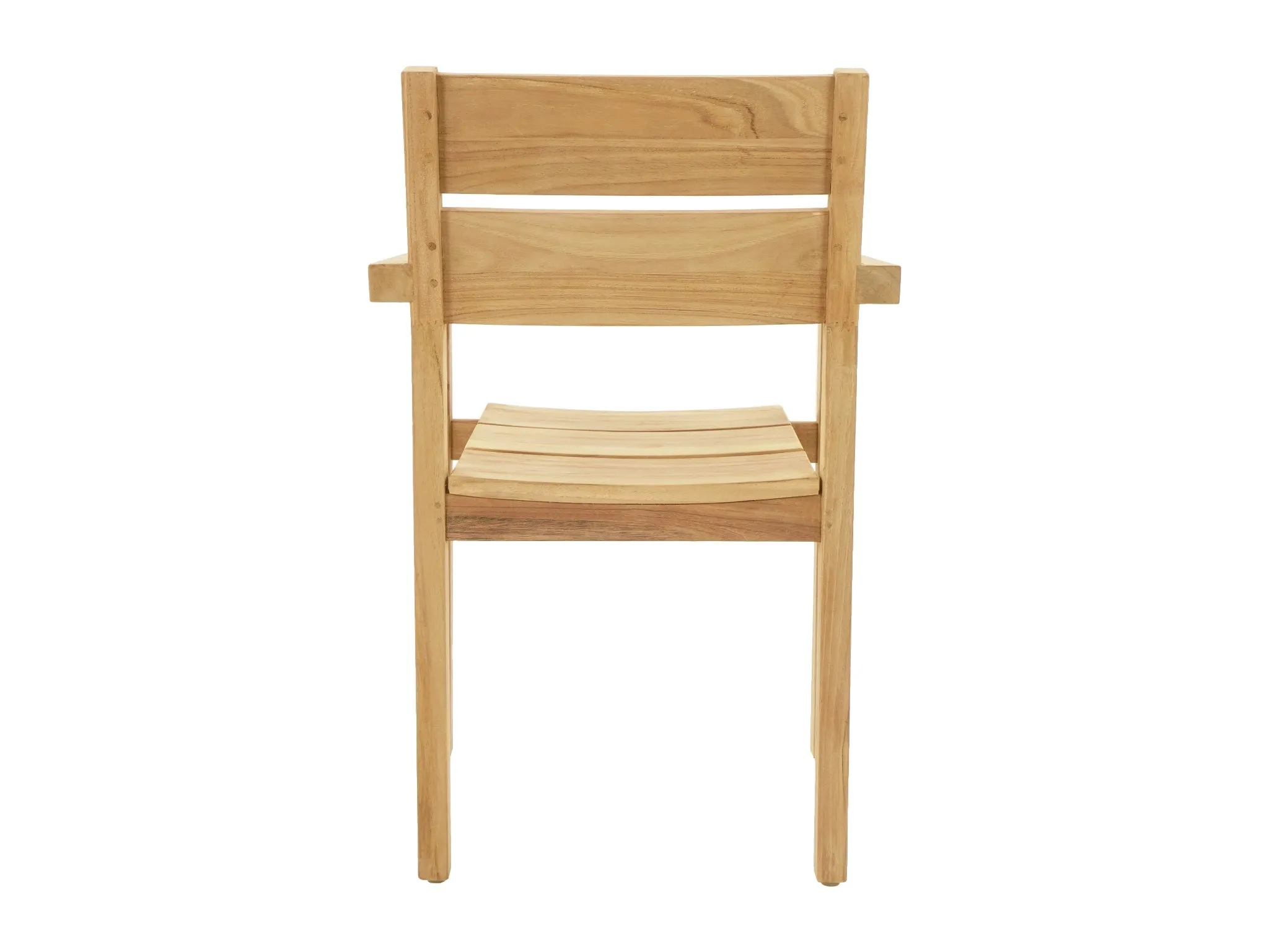 FurnitureOkay Tulsa Teak Outdoor Dining Chair