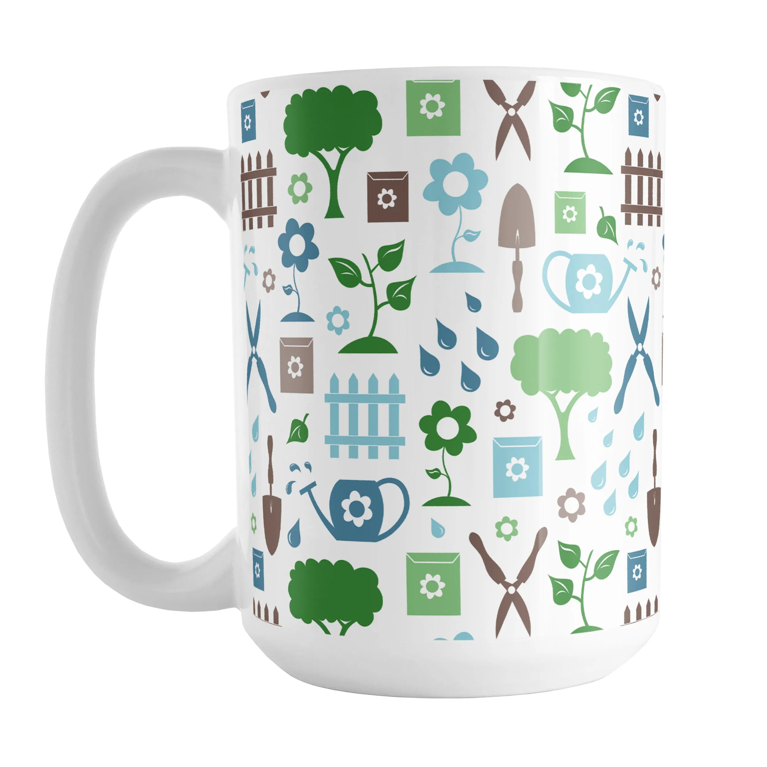 Gardening Pattern Mug