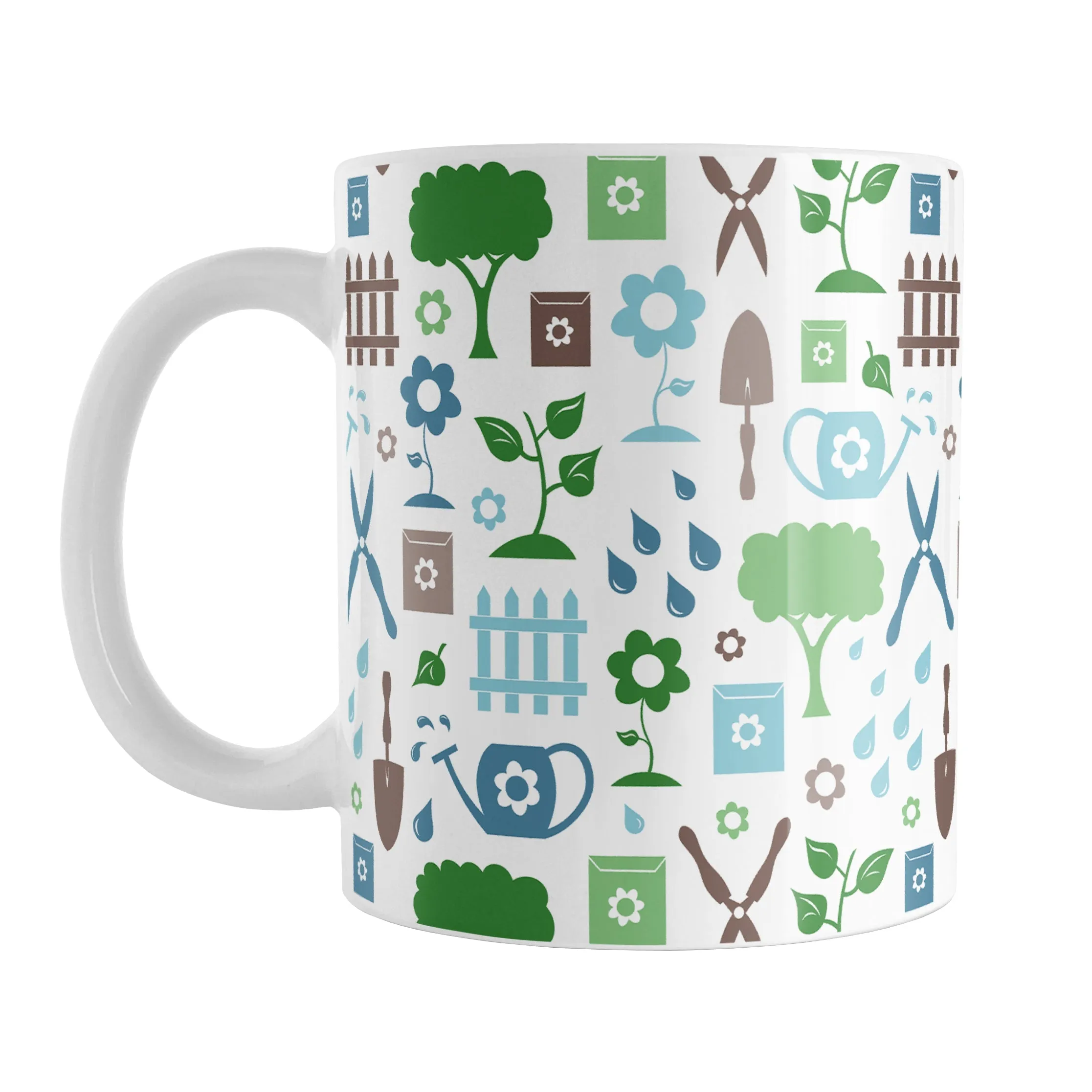 Gardening Pattern Mug