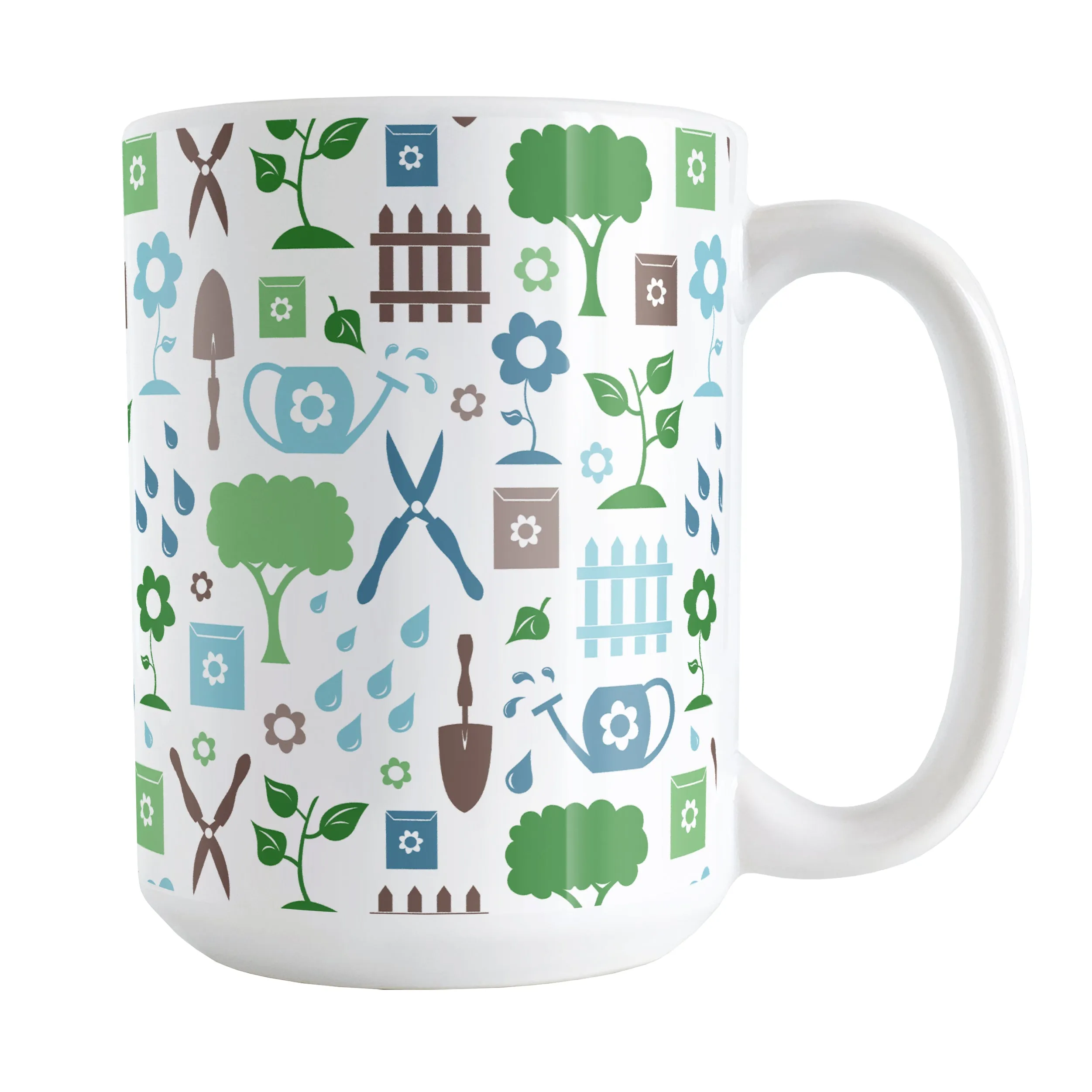 Gardening Pattern Mug