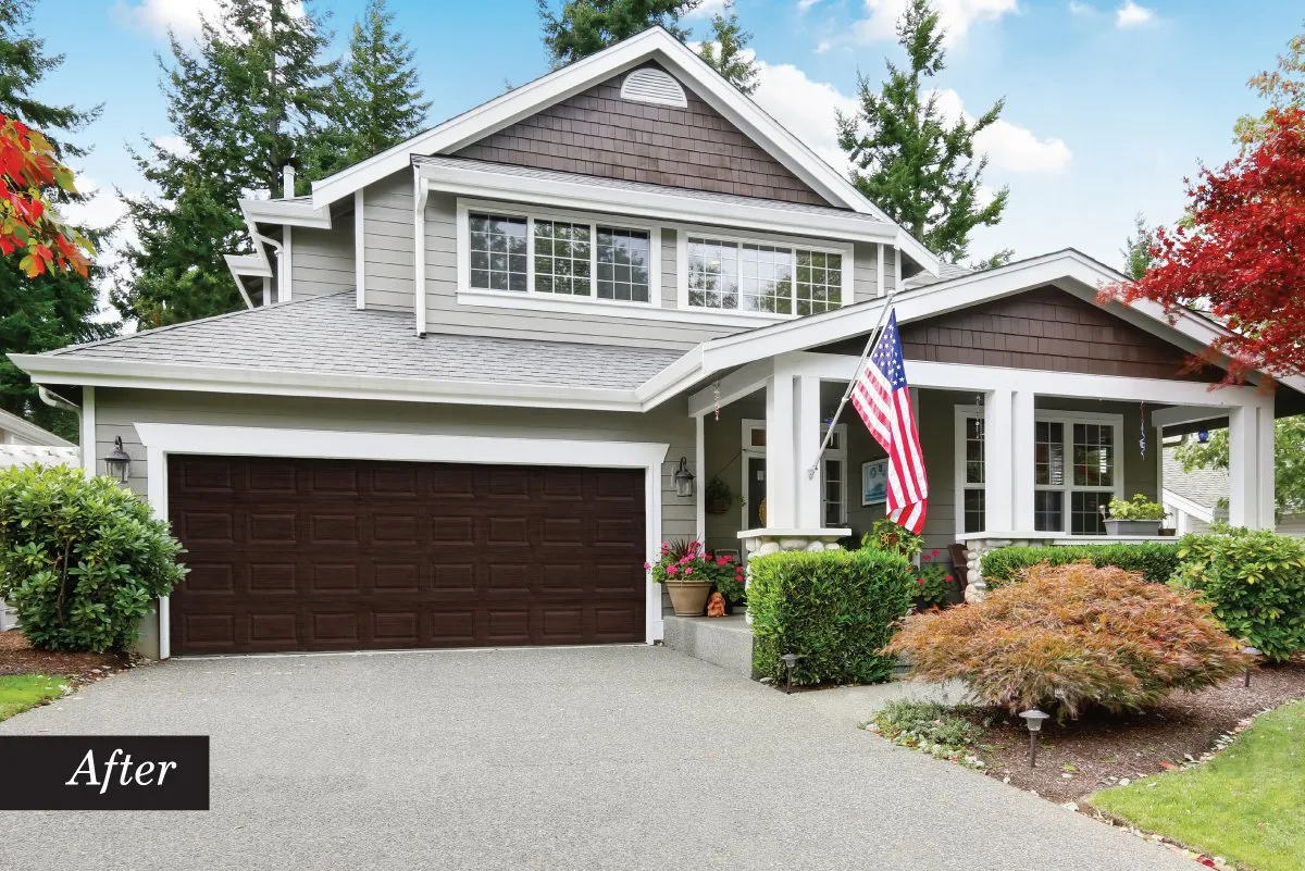 Giani Black Walnut Wood Look Kit for Garage Doors