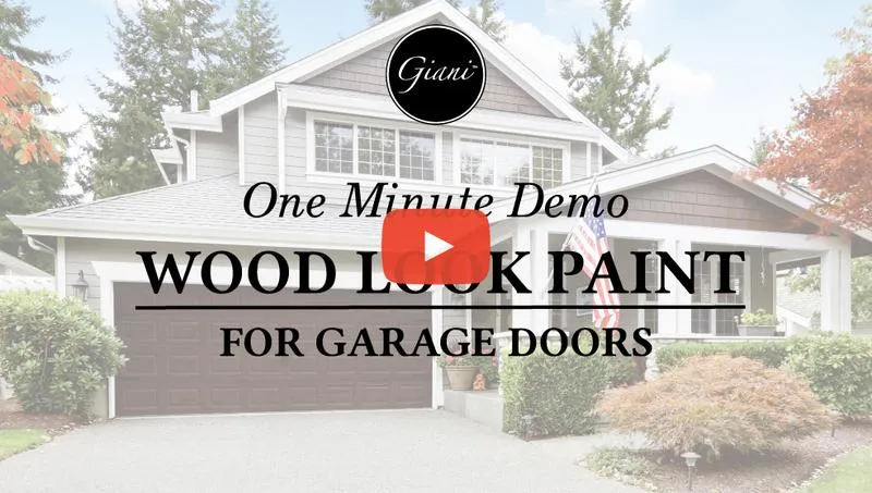 Giani Royal Mahogany Wood Look Kit for Garage Doors