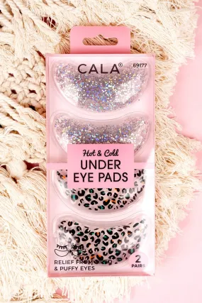 Glitter and Leopard Hot & Cold Under Eye Pads