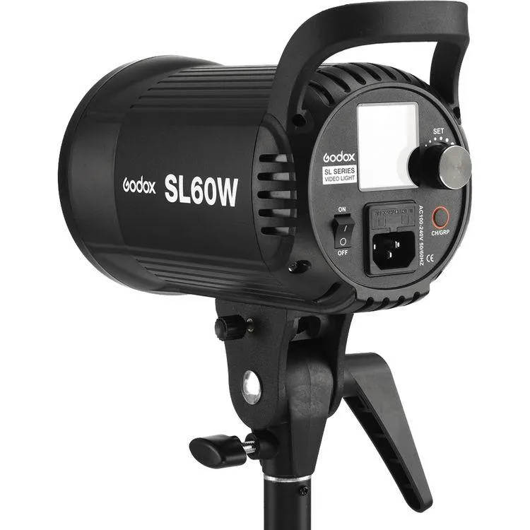 Godox SL-60W 60W LED Video Light - 5600K Continuous Lighting for Photography and Video (Demo Stock)