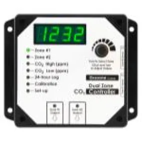 Grozone Control CO2D 0-5000 PPM Dual Zone CO2 Controller