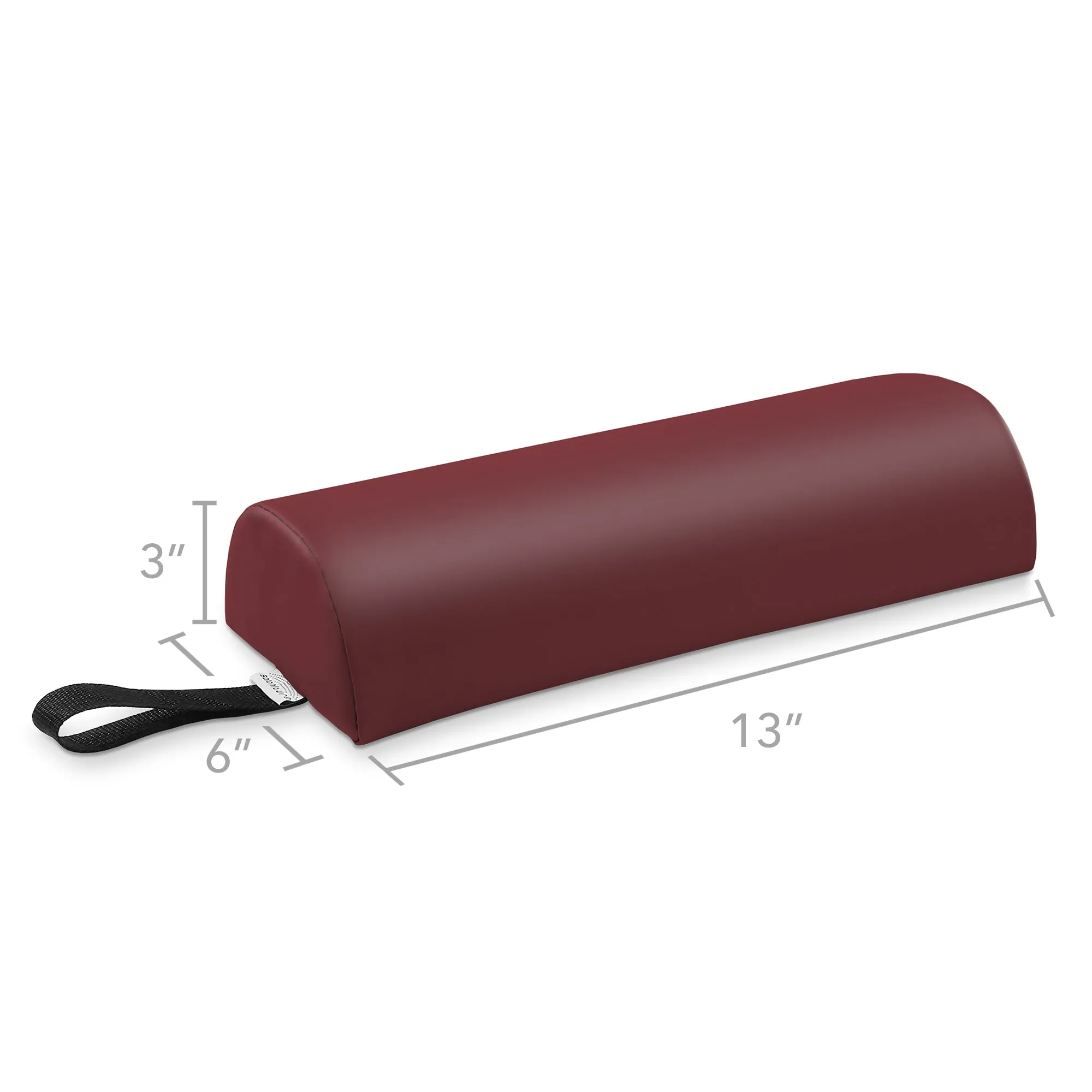 Half Round Neck Massage Table Bolster - 13 x 6 x 3 Inch