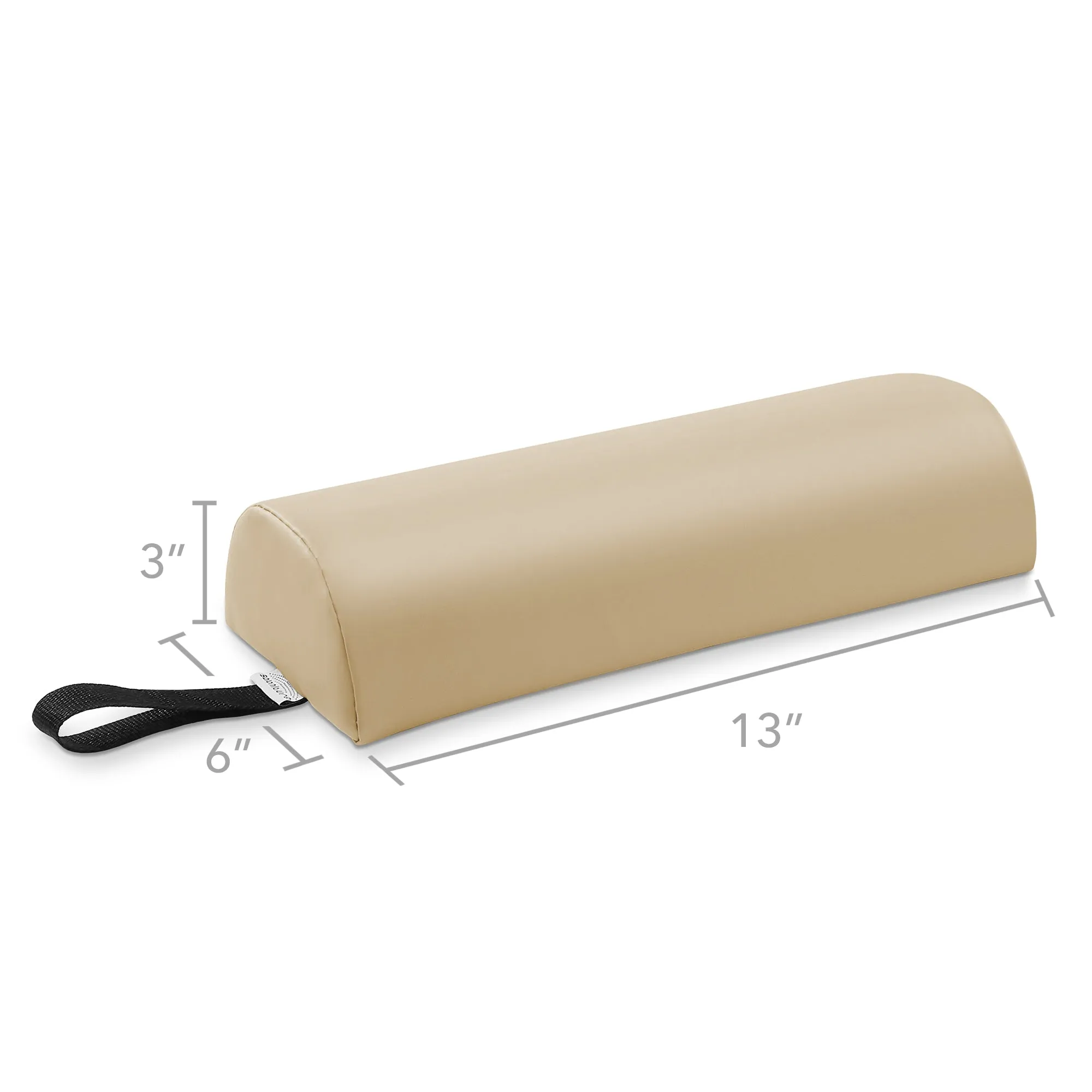 Half Round Neck Massage Table Bolster - 13 x 6 x 3 Inch
