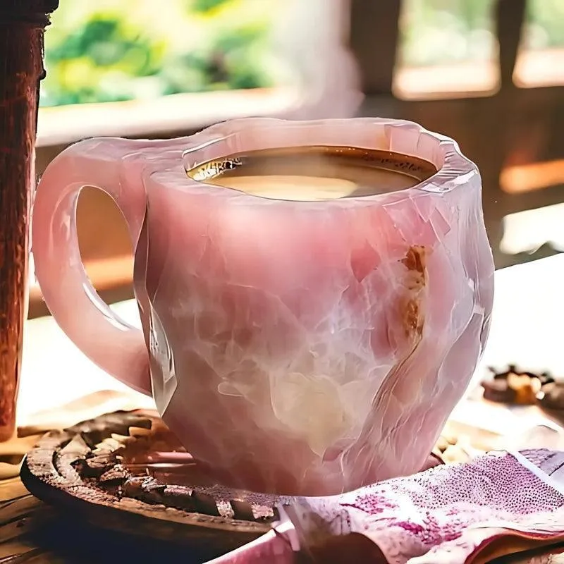 Handcrafted Mineral Crystal Mugs
