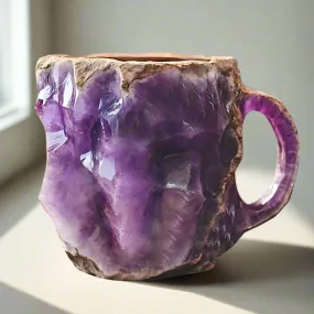 Handcrafted Mineral Crystal Mugs