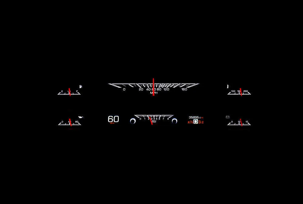 HDX Instrument Gauge System | Ford Pickup (1967-72)