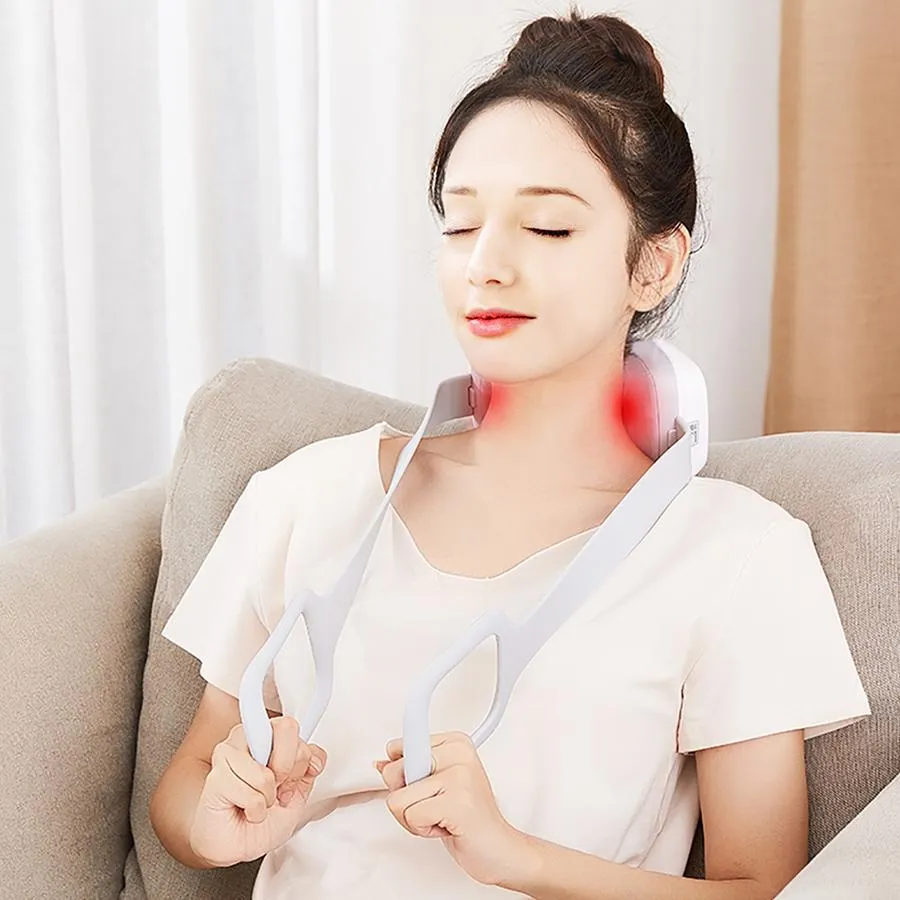 Hi5 NASSA 3D Portable Massager with Adjustable Heat and Detachable Strap, shiatsu and kneading massager for neck, back and shoulder