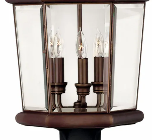 Hinkley 2451 Augusta 3-lt 23" Tall LED Outdoor Post Light