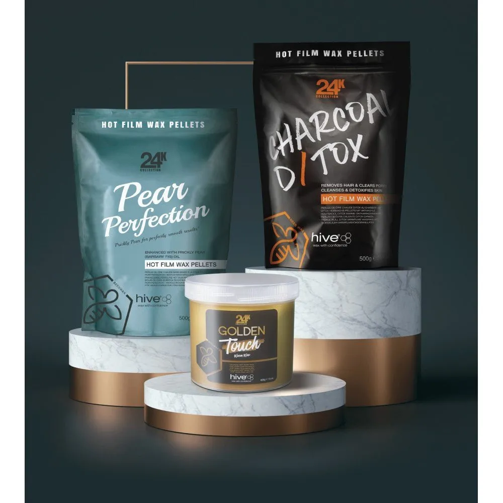 Hive 24K Collection Pear Perfection Hot Film Wax Pellets 500g