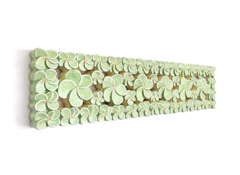 Home Decor: Wall Hanging.
Hand Carved Wooden panel with floral motifs.