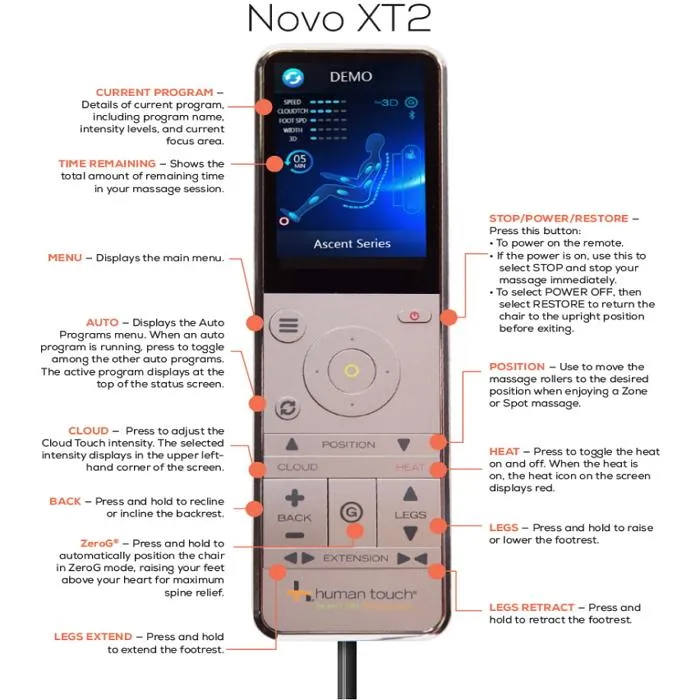 Human Touch Novo XT2 Massage Chair