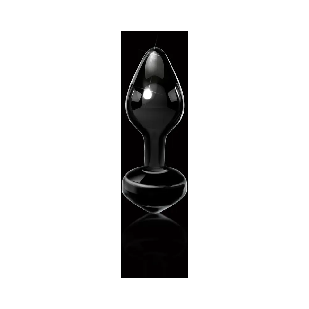 Icicles No. 44 Black Glass Butt Plug
