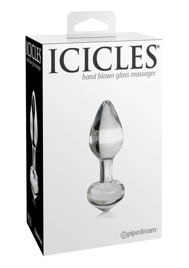 Icicles No 44 Glass Anal Plug
