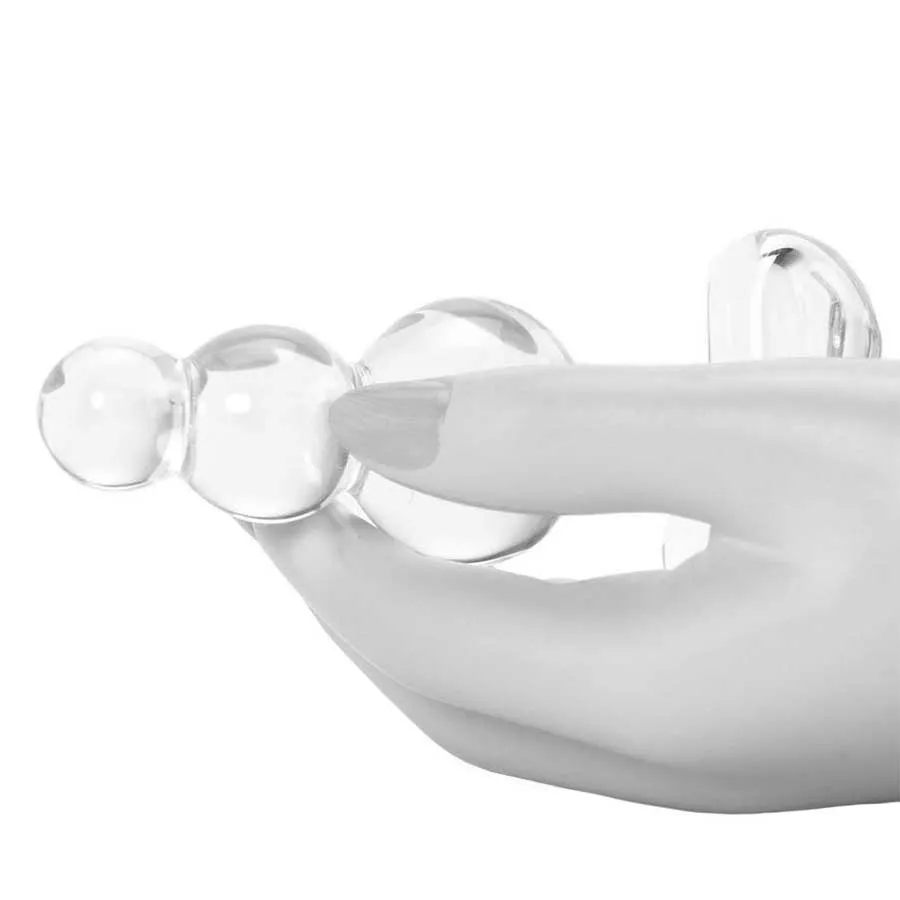 Icicles No. 47 Clear Glass Anal Plug for Men by Pipedream Products