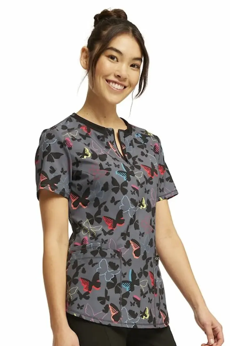 Infinity Women's Round Neck Print Top | Beautiful Butterflies