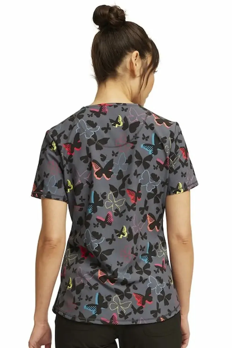 Infinity Women's Round Neck Print Top | Beautiful Butterflies