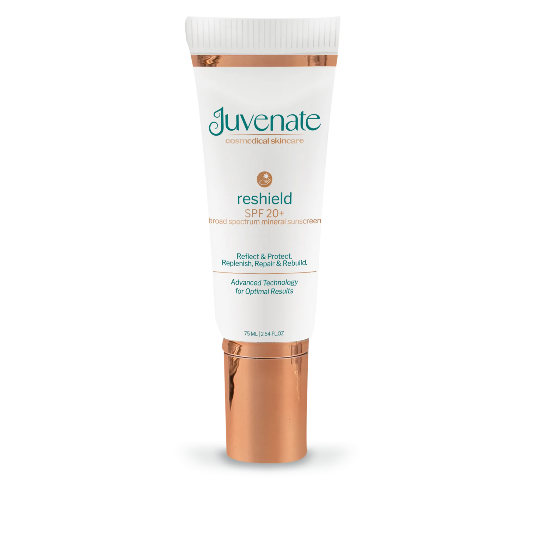 Juvenate Reshield SPF20 Mineral Sunscreen 75ml