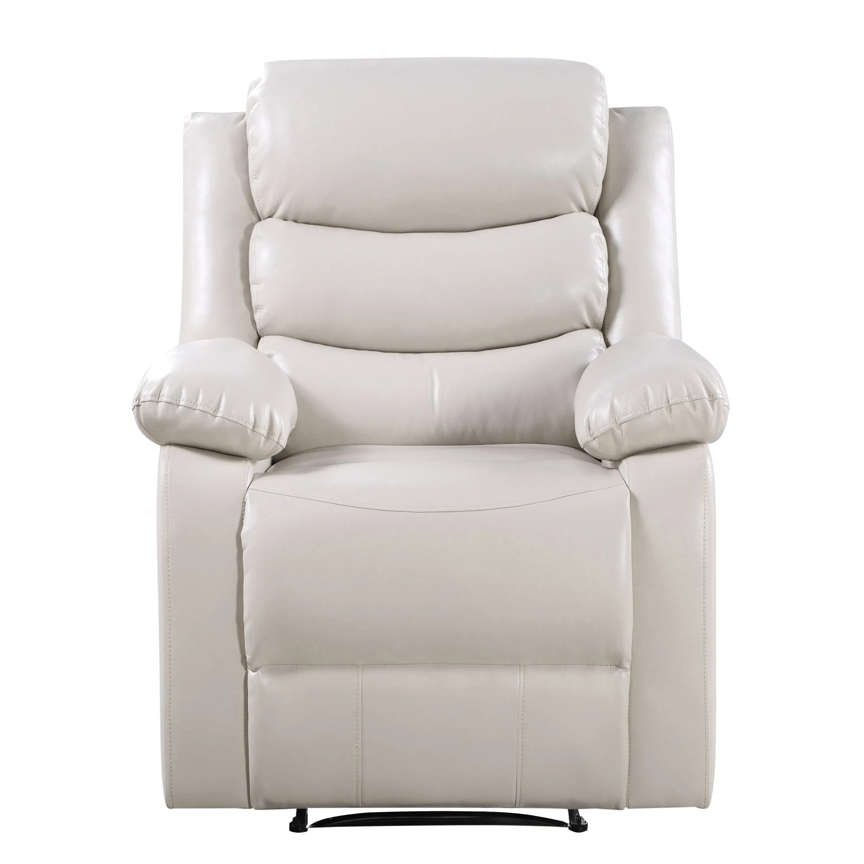 Kingston Power Recliner with Pillow Top Arms - Beige