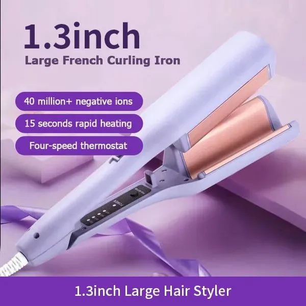 ✨Last Day 49% OFF!!💥French Wave Curling Iron💇‍♀️