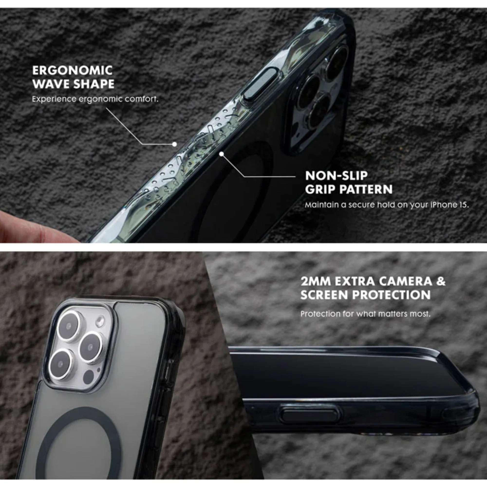 Laut Crystal Matter X for iPhone 15 Series - MagSafe Compatible