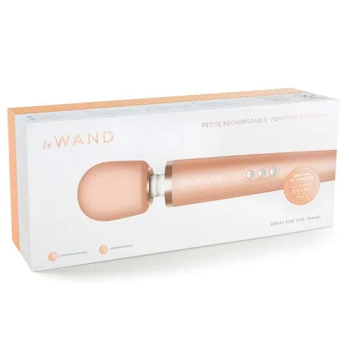 Le Wand - Petite Rechargeable Vibrating Massager (Rose Gold)